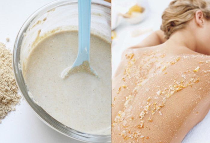L&agrave;m trắng da body bằng c&aacute;m gạo