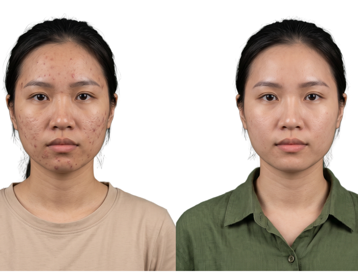 Trước - Hình ảnh trước và sau điều trị
