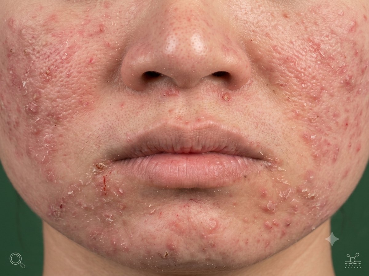 Trước — Điều trị viêm da